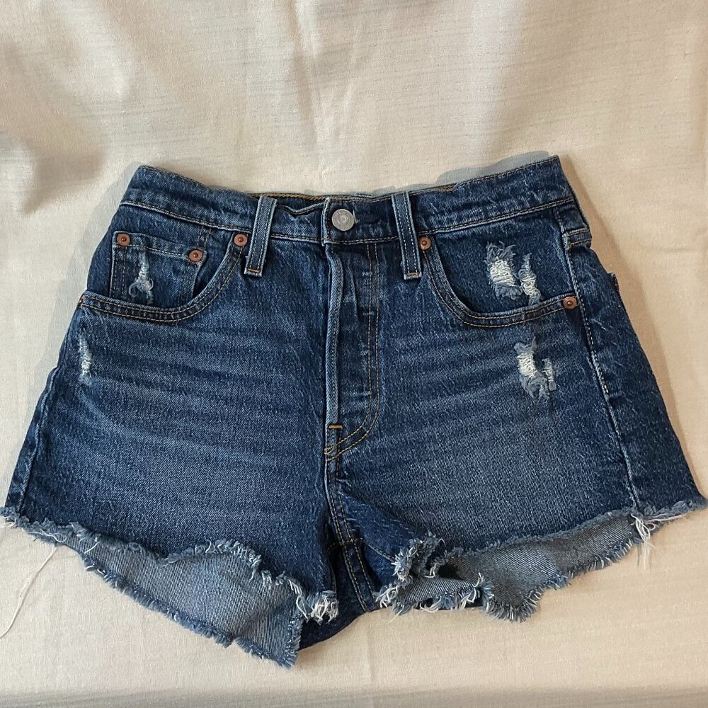 Levi’s Distressed Denim Cutoff Shorts -Size: 24 (Size 0)